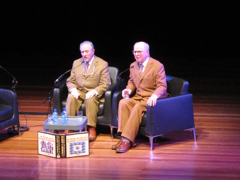 Gilbert and George - Singing Sculpture